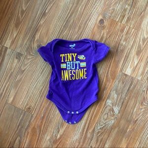 LSU tiger onesie shirt